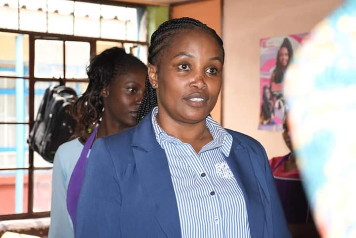 CECM Zipporah Ngugi visiting Nakuru VTC